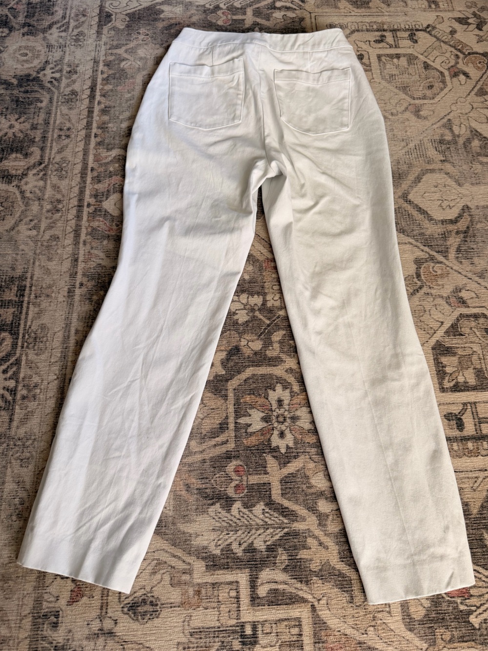 SPANX White Pull-On Pants